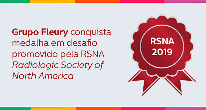 Conquistamos a medalha de prata em desafio organizado pela RSNA