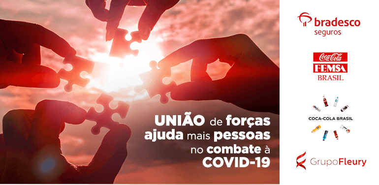 Bradesco Seguros, Coca-Cola Brasil, Coca-Cola FEMSA e Grupo Fleury firmam parceria para realizar testes de diagnóstico da COVID-19 em profissionais da saúde do Estado de São Paulo