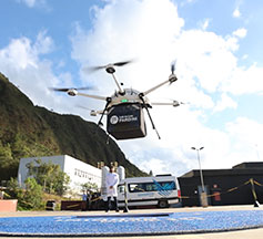 Pardini lança primeira rota regular de drone em BH e região metropolitana para transportar amostras biológicas